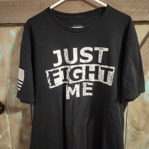 Grunt Style Black 'Just Fight Me' Tee